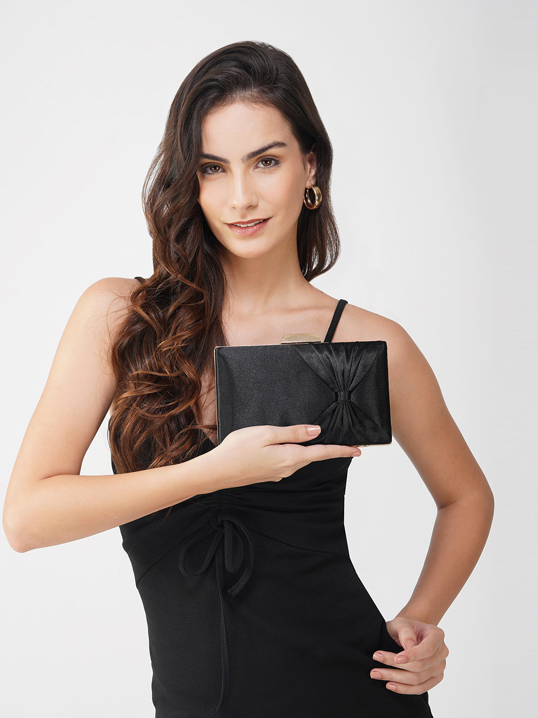 Women Black Clutch