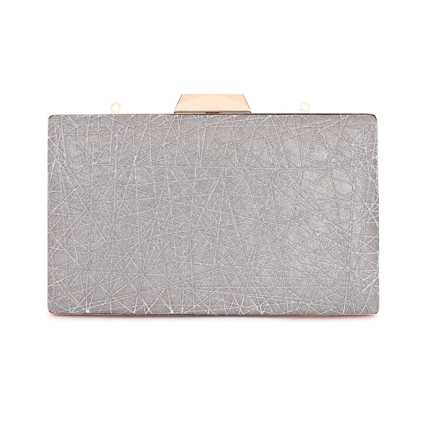 Crusset Women's Glitz Framed Clutch | Ladies Gold Purse Handbag with Detachable Chain Sling Strap CL20737