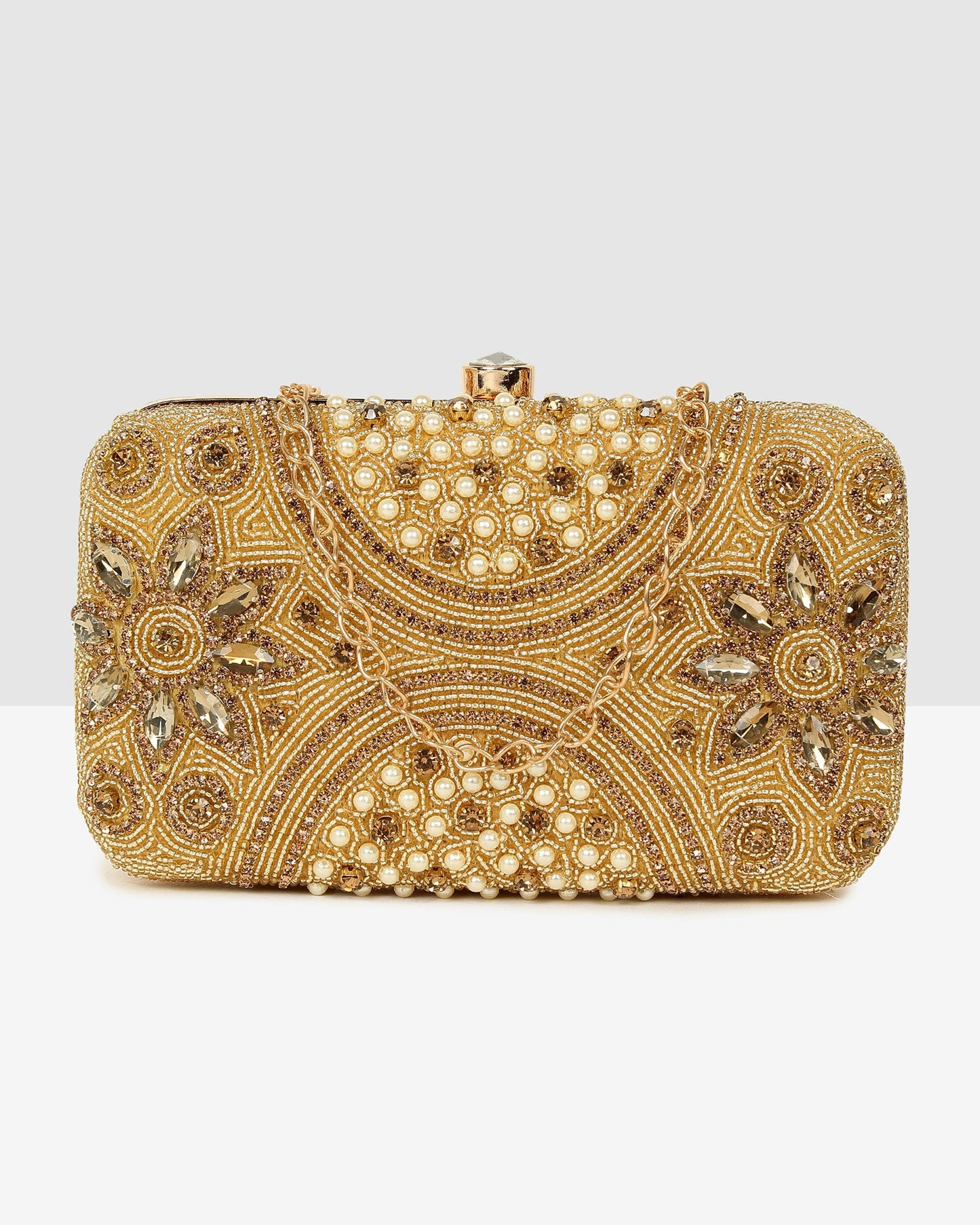 Ladies Off White Handbag
