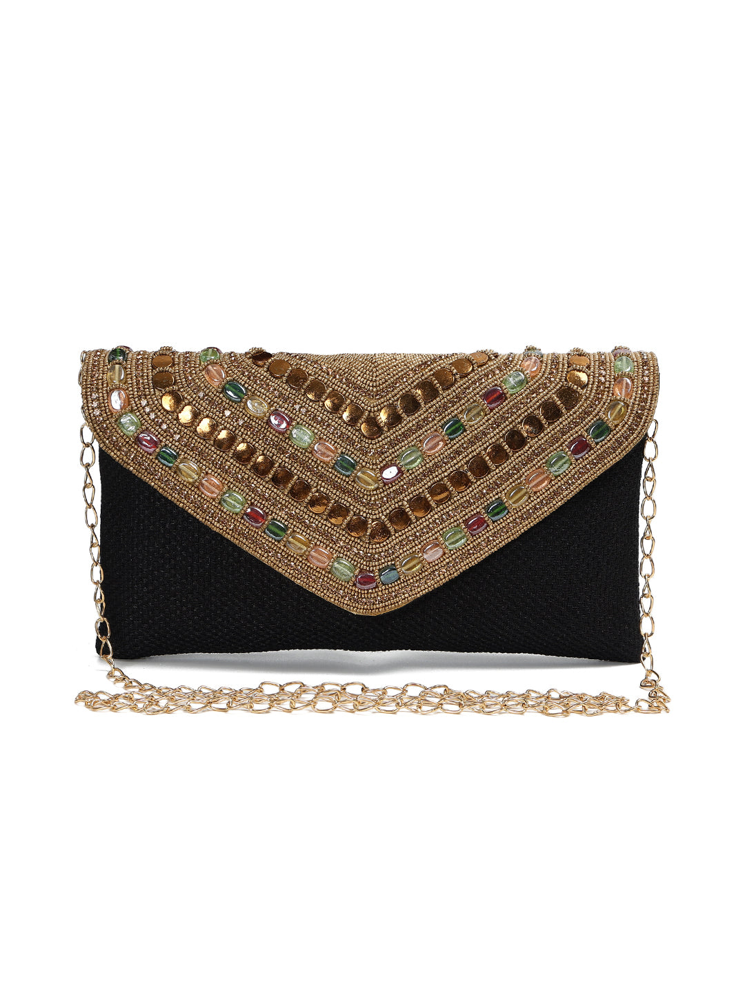 Crusset Embroidered Purse With Shoulder StrapCL20771