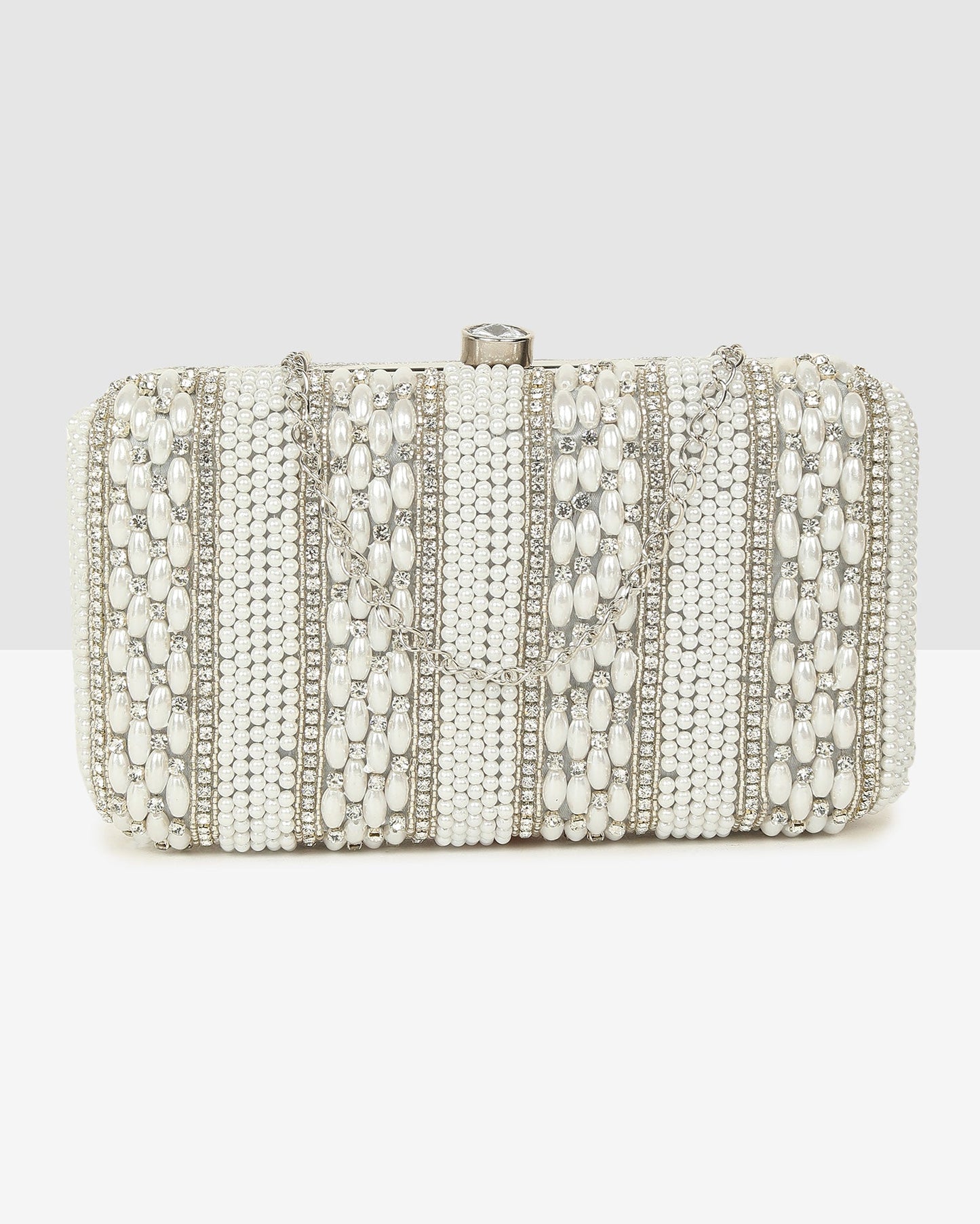 Ladies White Purse Handbag