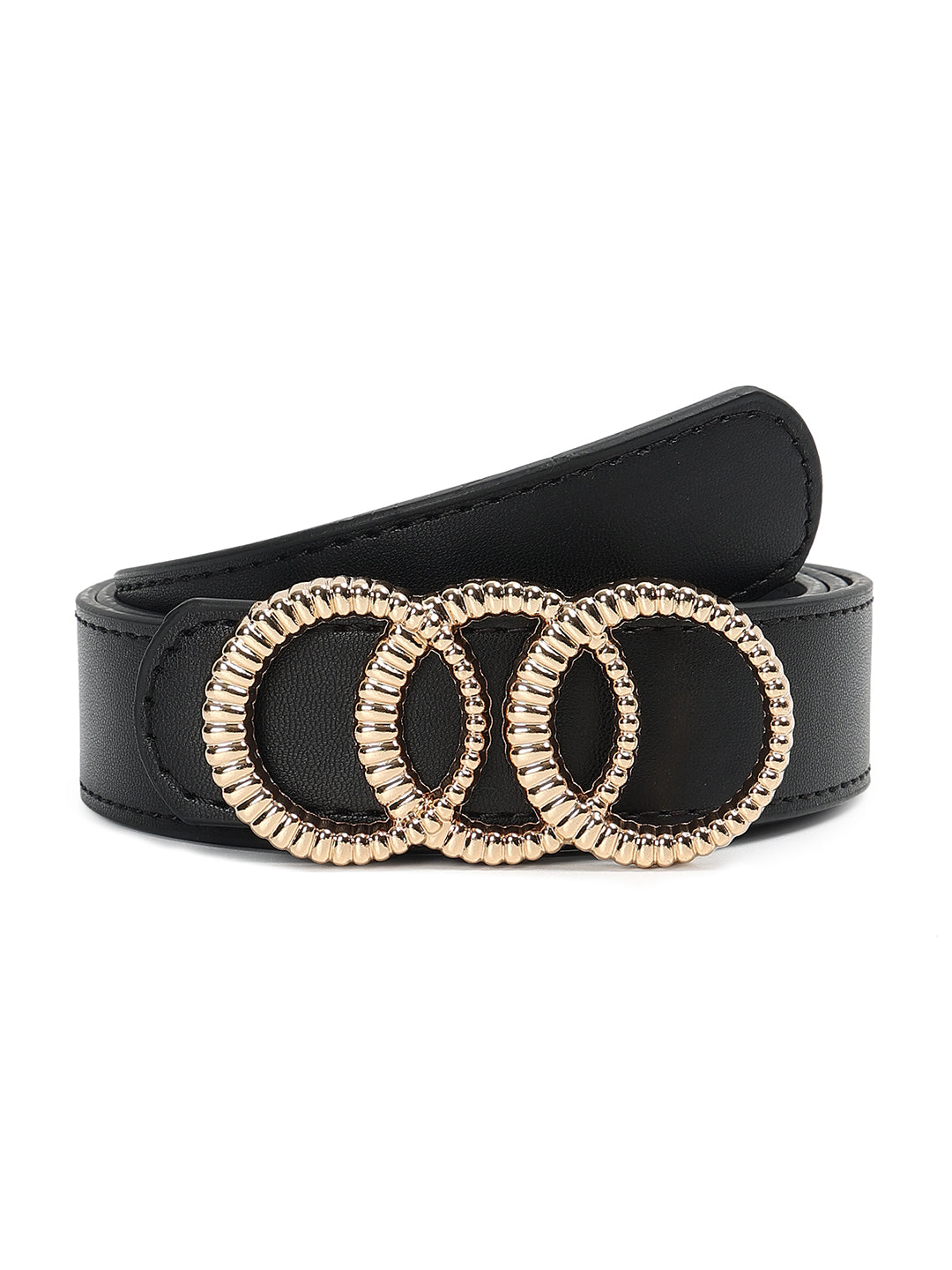 CRUSSET Women Textured PU BeltQA5579