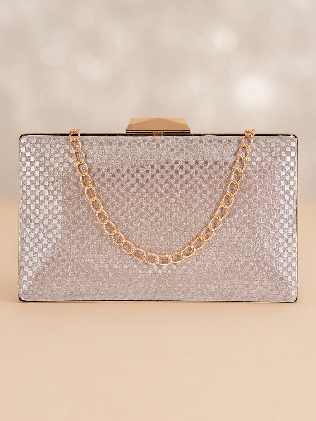 Ladies Pink Sparkle Clutch