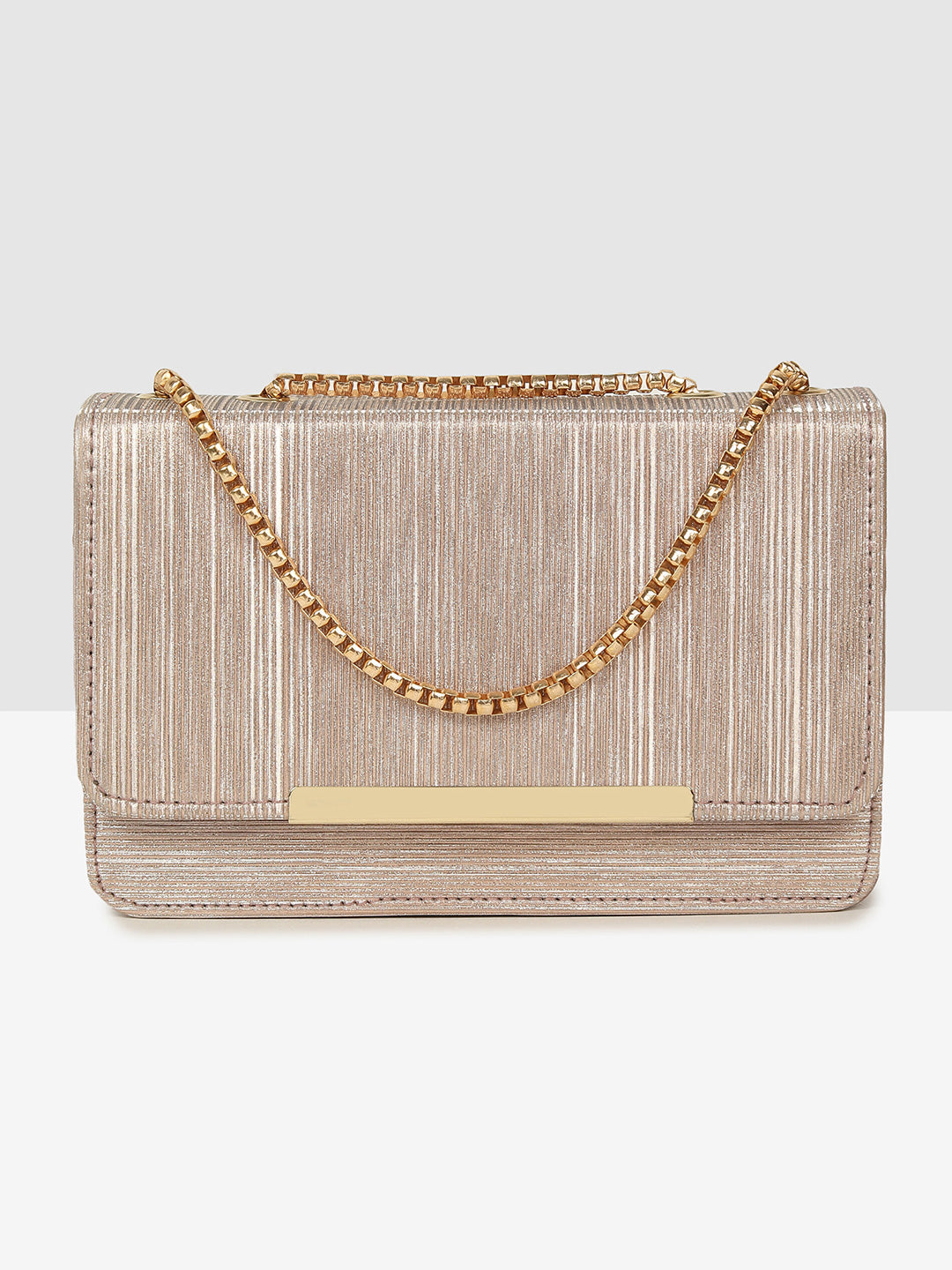 Gold Elegant Evening Clutch