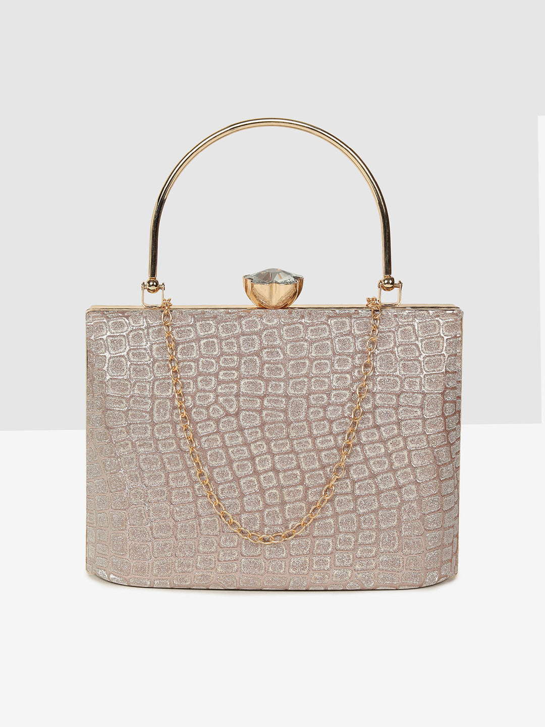 Elegant Ladies Handbag Pink Purse for Weddings & Parties
