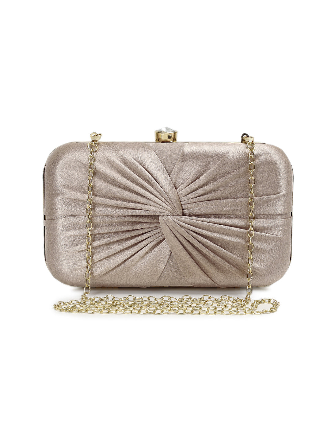 Crusset Embellished Box Clutch With Shoulder StrapCL20774
