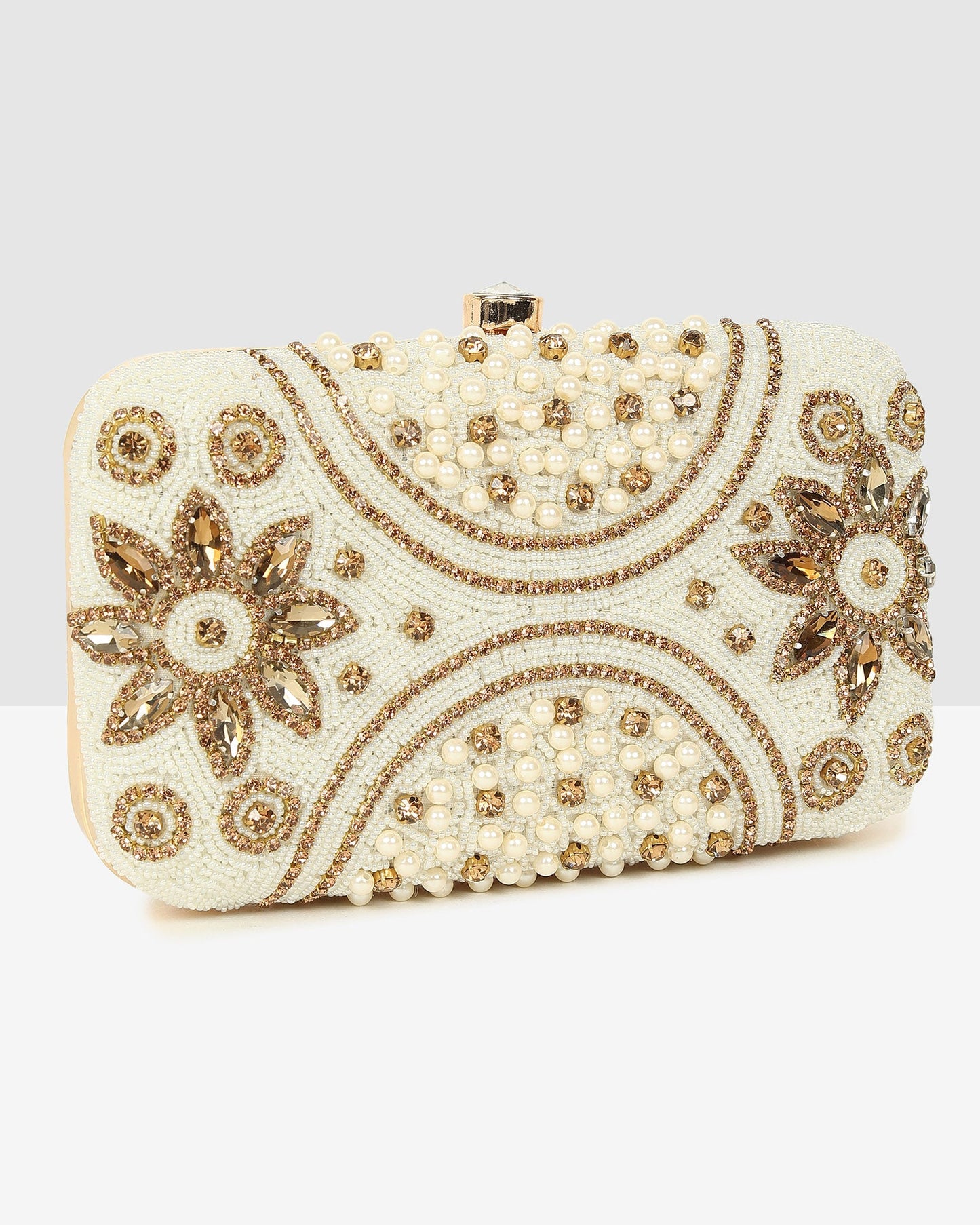 Ladies White Purse Handbag