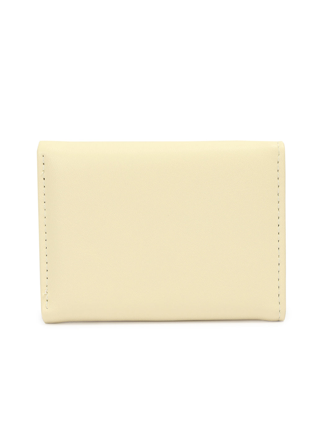 Crusset Wallet for Women – PU Ladies Purse with Button Closure | Two Fold Textured Women’s Wallet CW20768