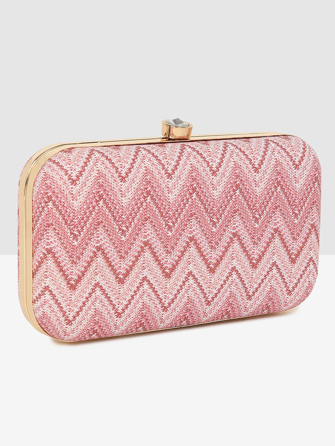 Multi-Tone Elegance Frame Clutch