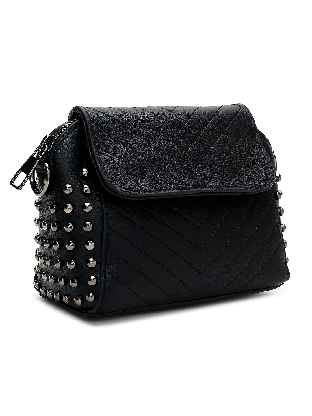Crusset Embellished Structured Sling Bag CI20627