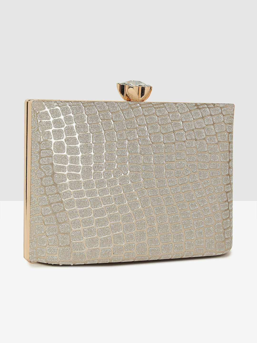 Gold Elegant Evening Clutch