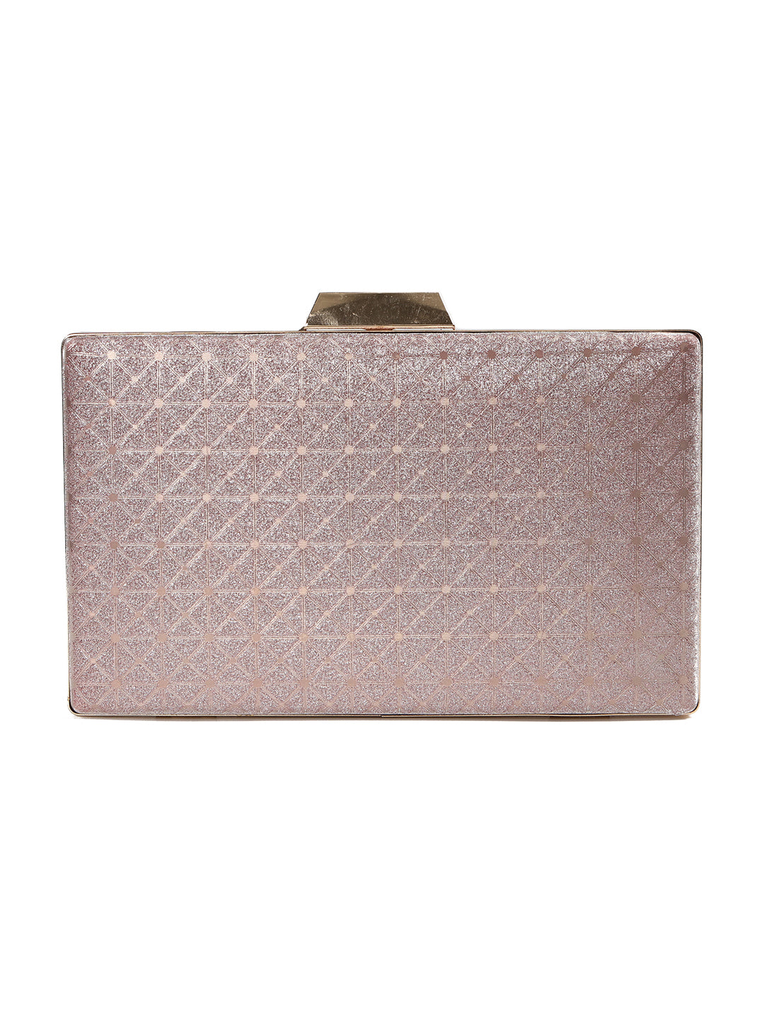 Crusset Textured Box Clutch With Shoulder StrapCL20780
