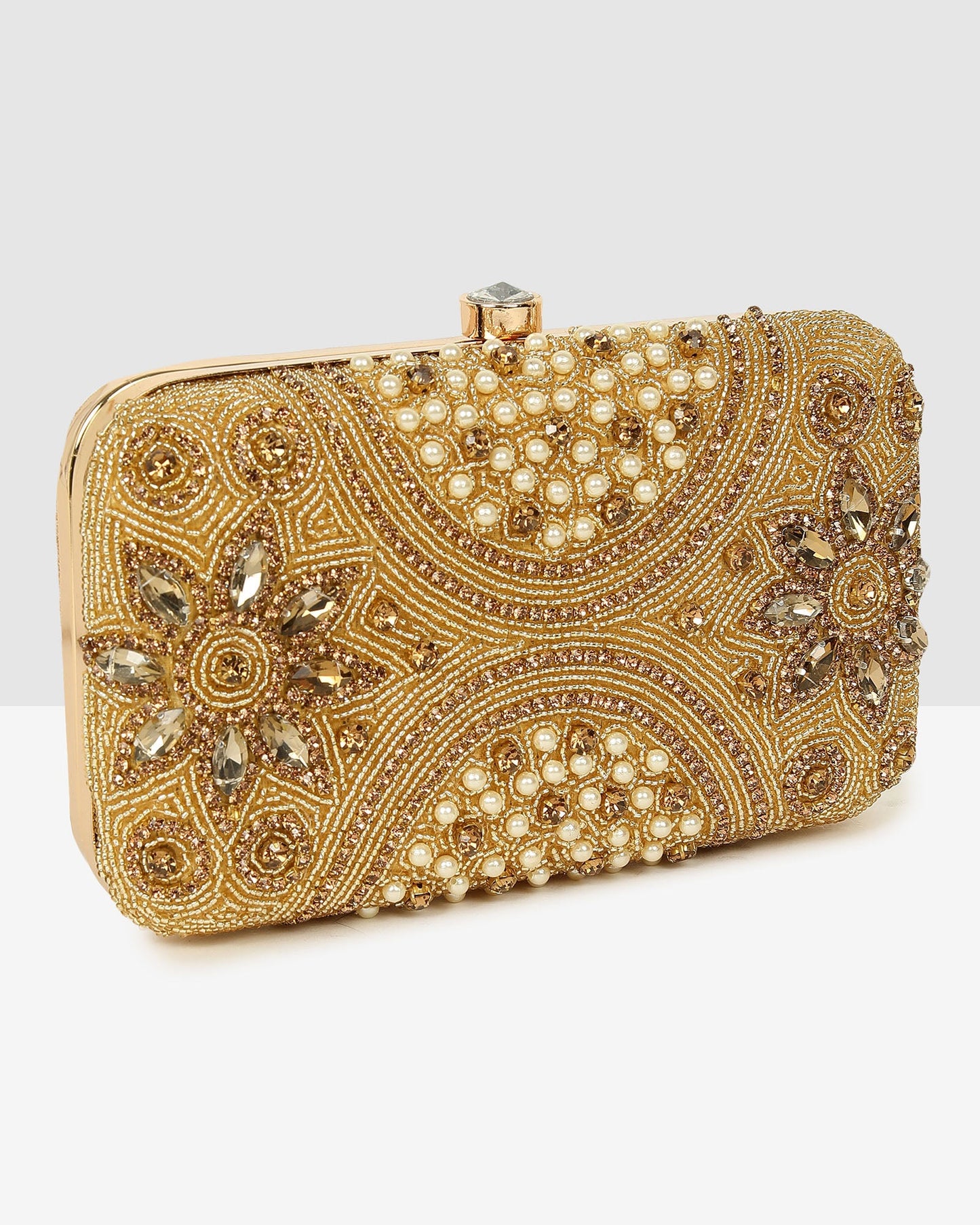 Ladies Off White Handbag
