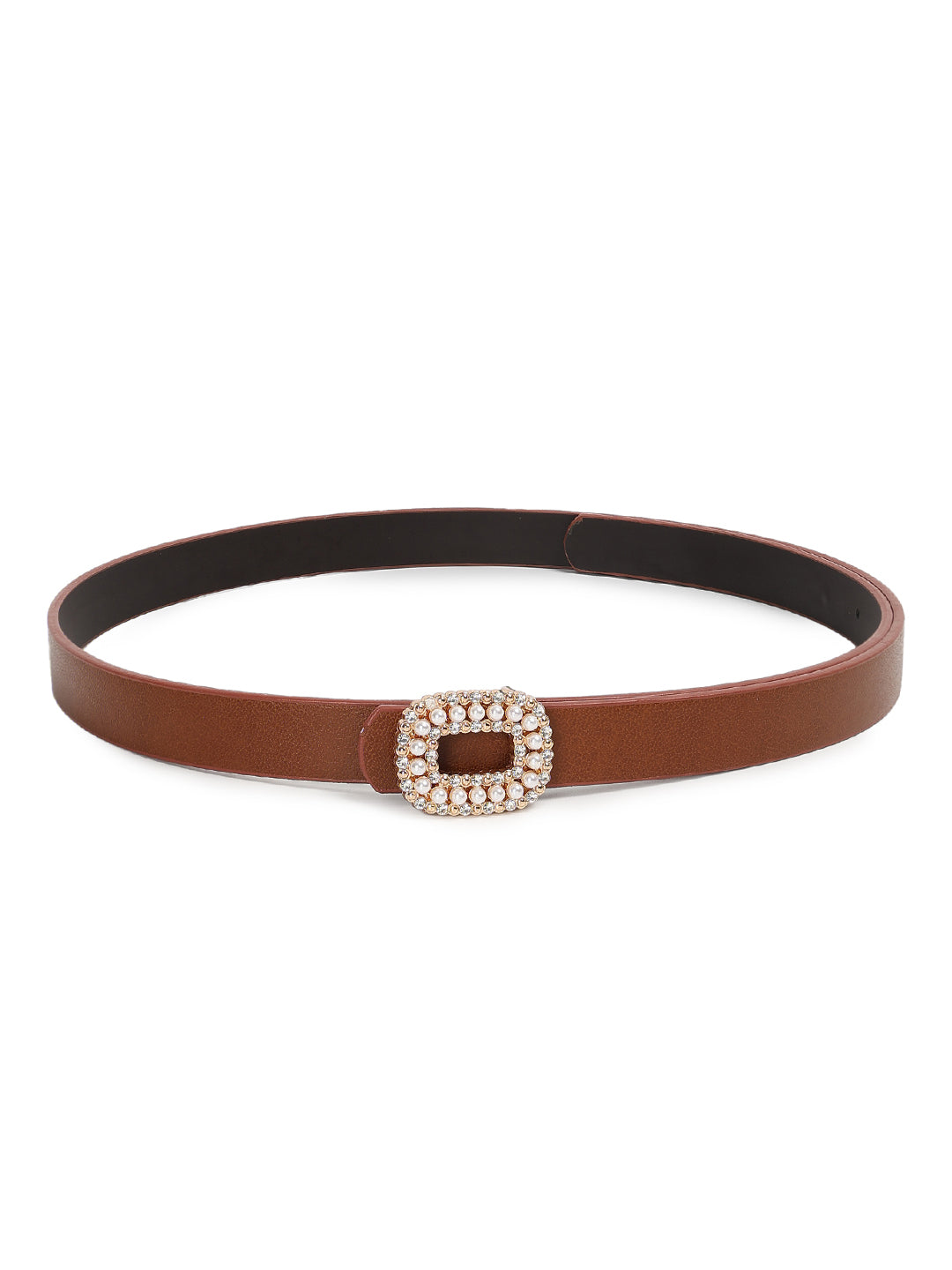 CRUSSET Women Textured PU BeltQA5586