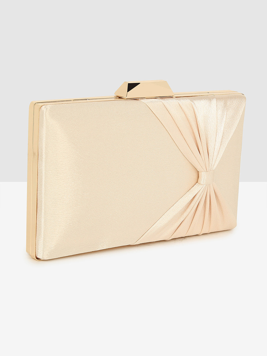 Peach Perfect Bow Clutch