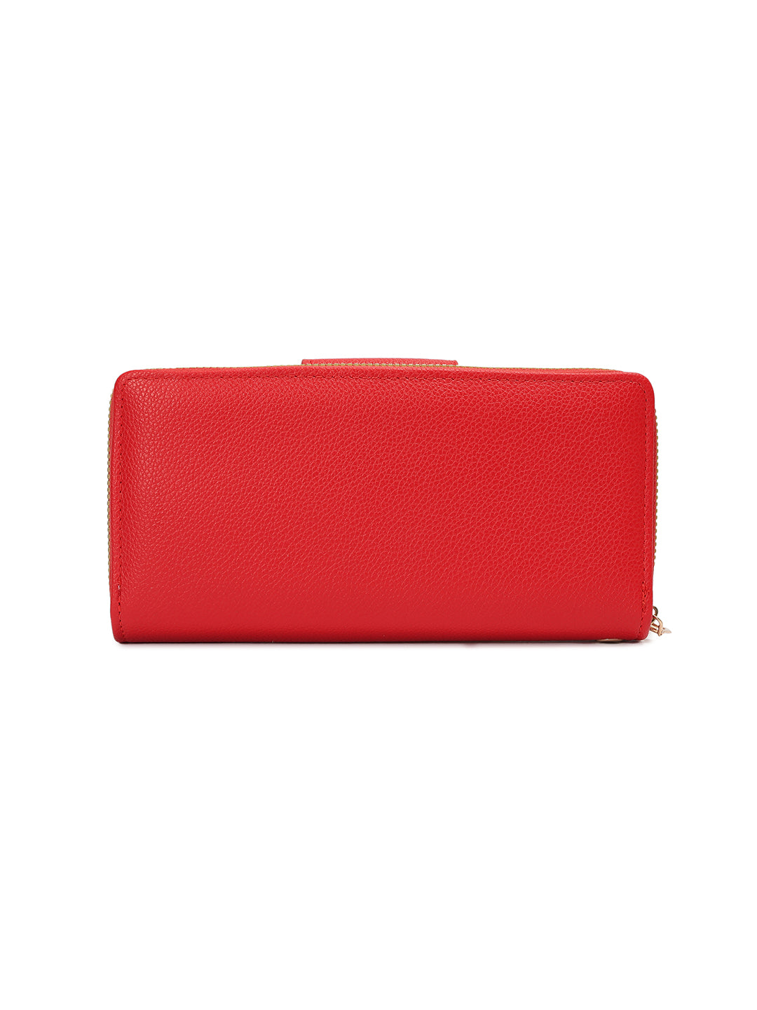 Crusset Wallet for Women – PU Ladies Purse with Button Closure | Large Two Fold Textured Women’s Wallet CW20760
