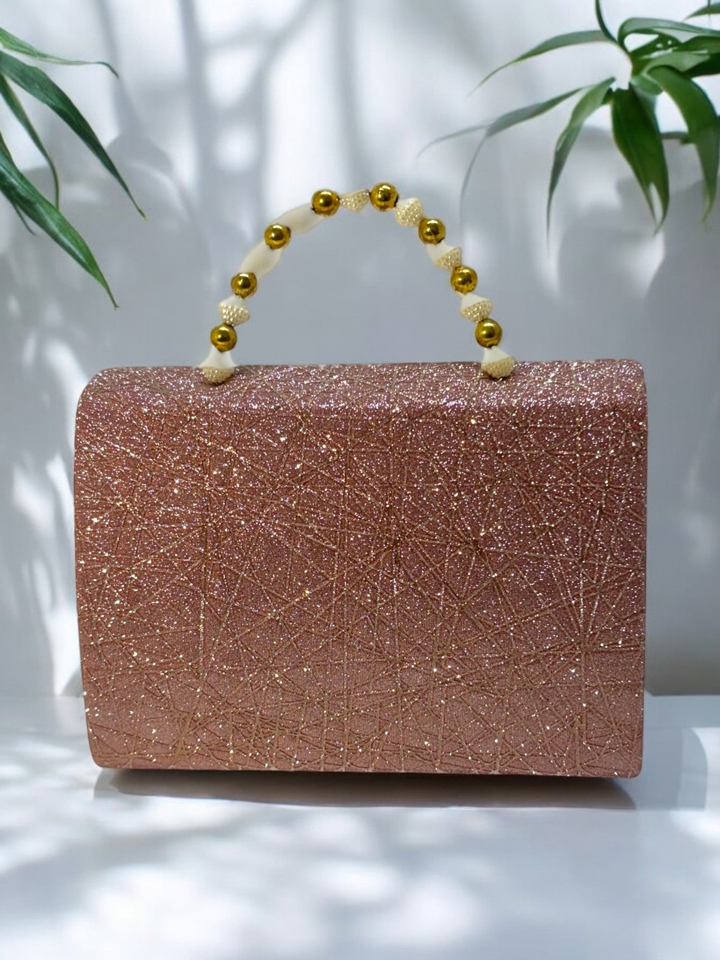 Crusset Stylish Women's Hand Embroidered Box Clutch Purse CL20729