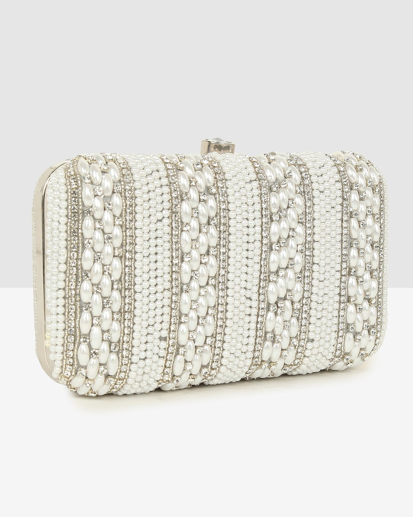 Ladies White Purse Handbag
