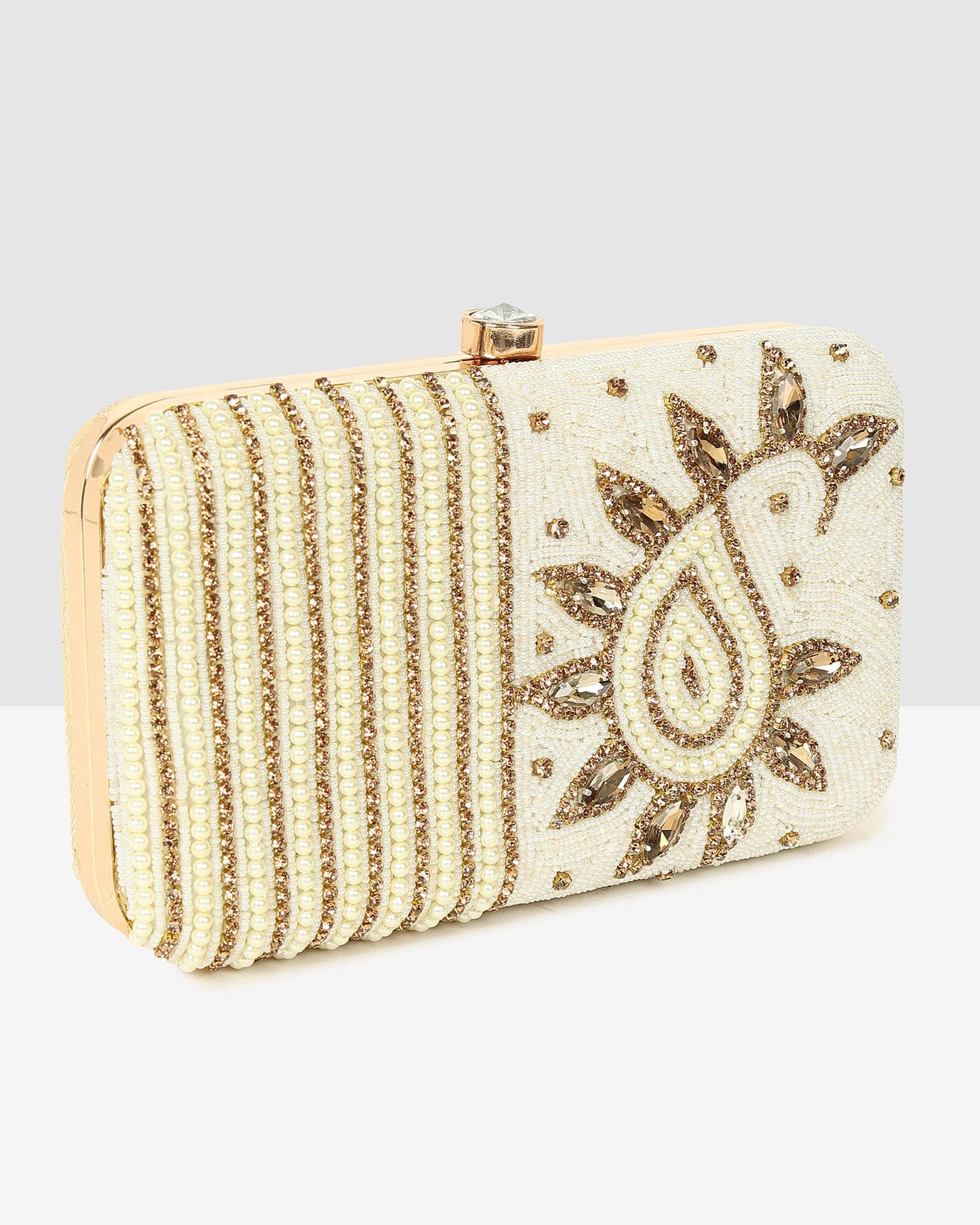 Ladies Off White Purse Handbag