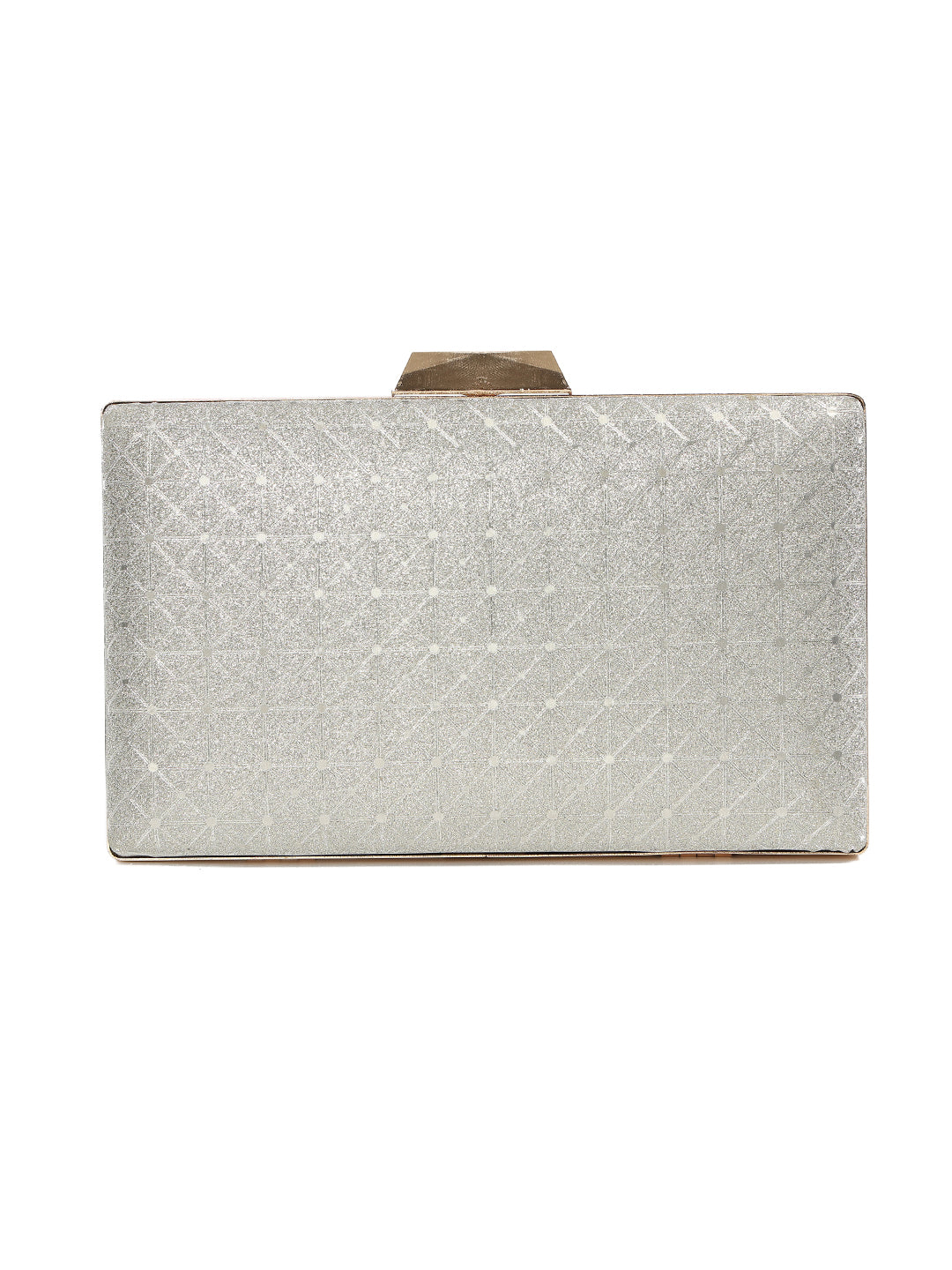 Crusset Textured Box Clutch With Shoulder StrapCL20781