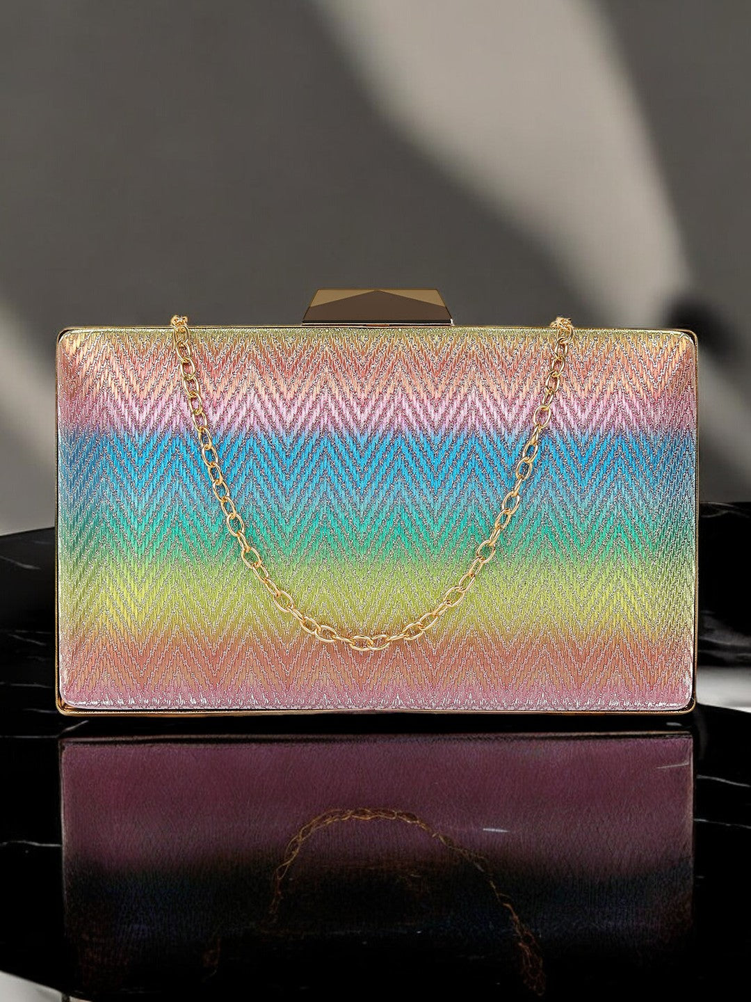Ladies Multi Colors Purse Handbag