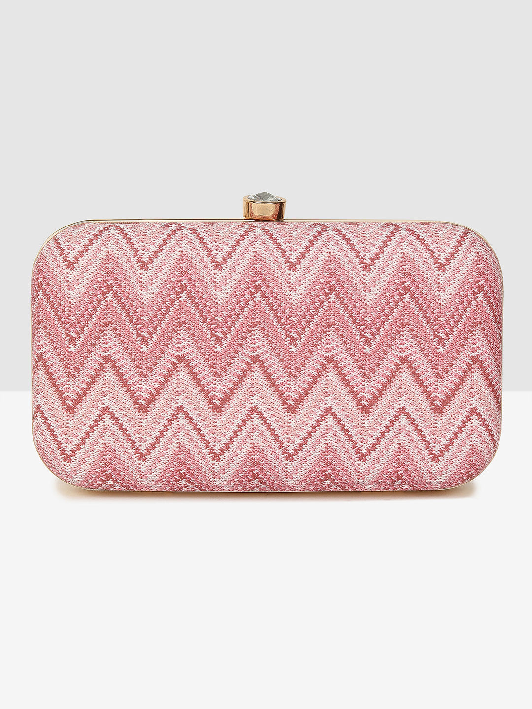 Multi-Tone Elegance Frame Clutch