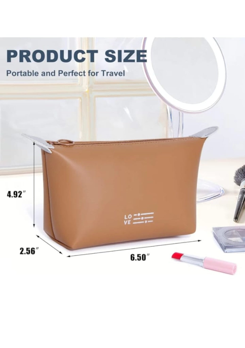 CRUSSET Unisex Set of 2 Solid Waterproof Pouches Travel AccessoryCL20746