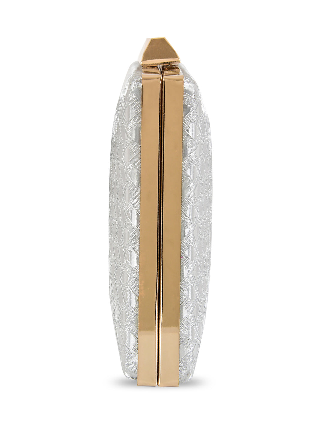 Ladies Silver Sparkle Clutch