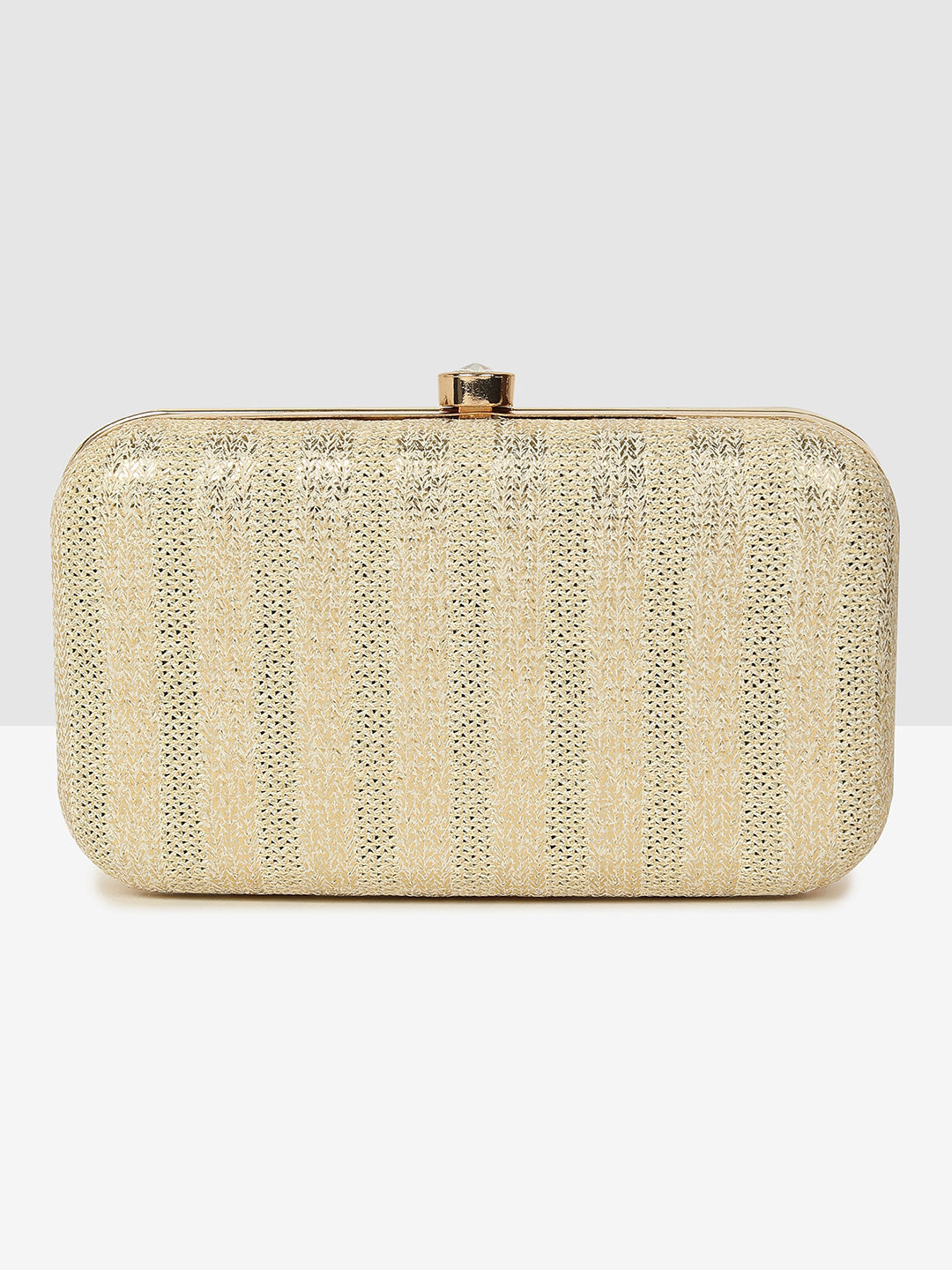 Luxe Gold Frame Clutch
