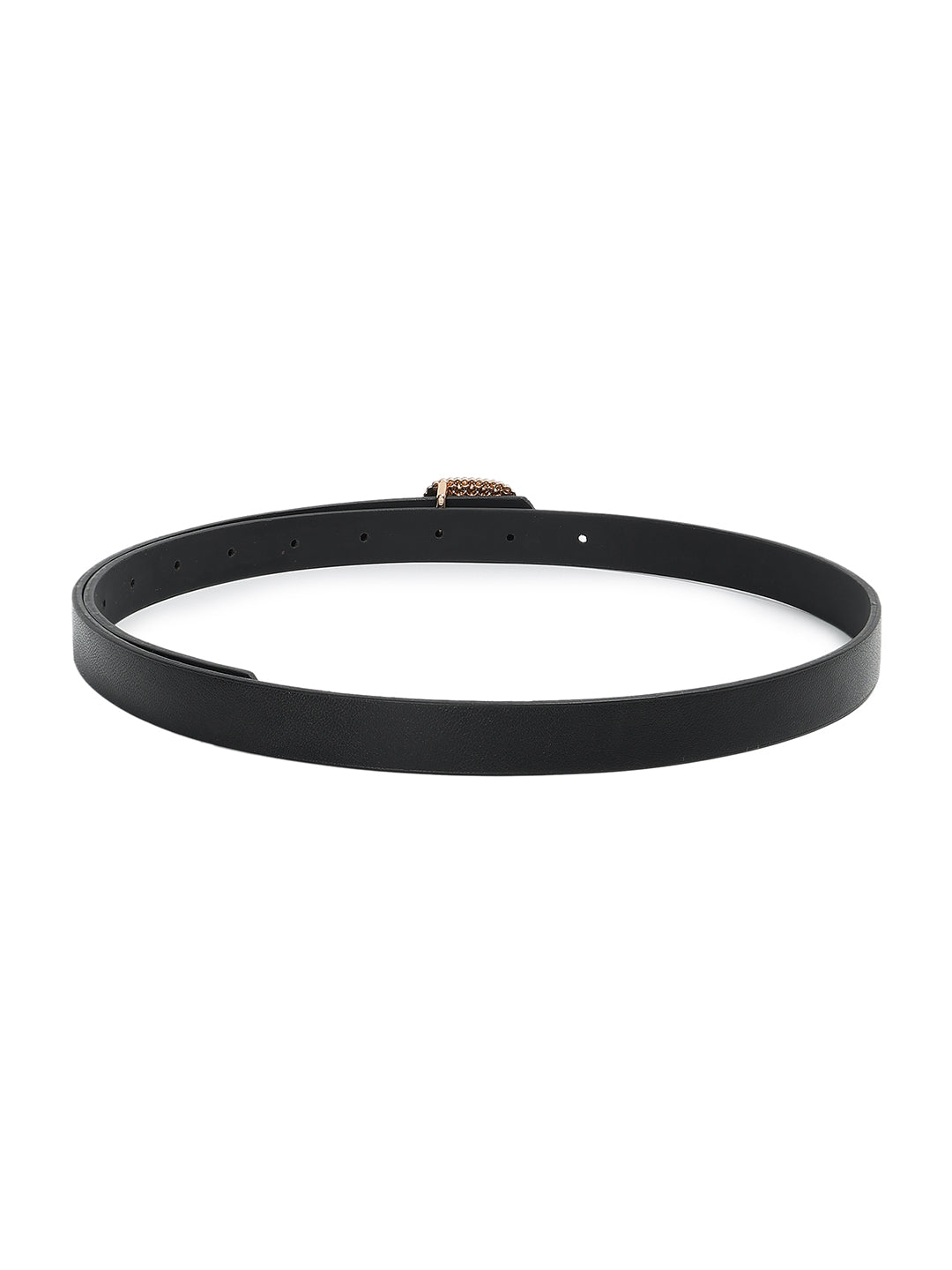 CRUSSET Women PU Embellished Belt With Push Pin ClosureQA5584