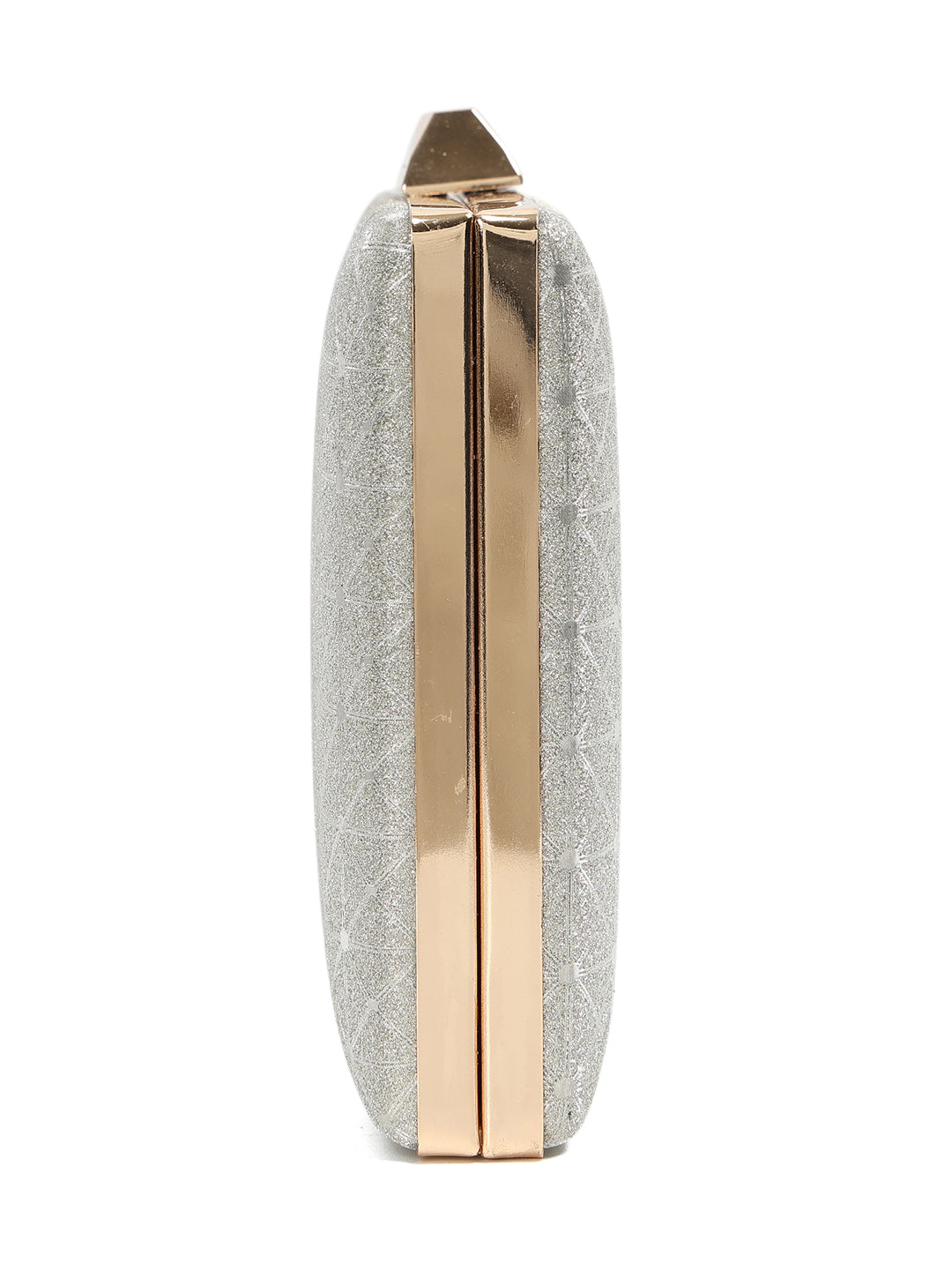 Crusset Textured Box Clutch With Shoulder StrapCL20781