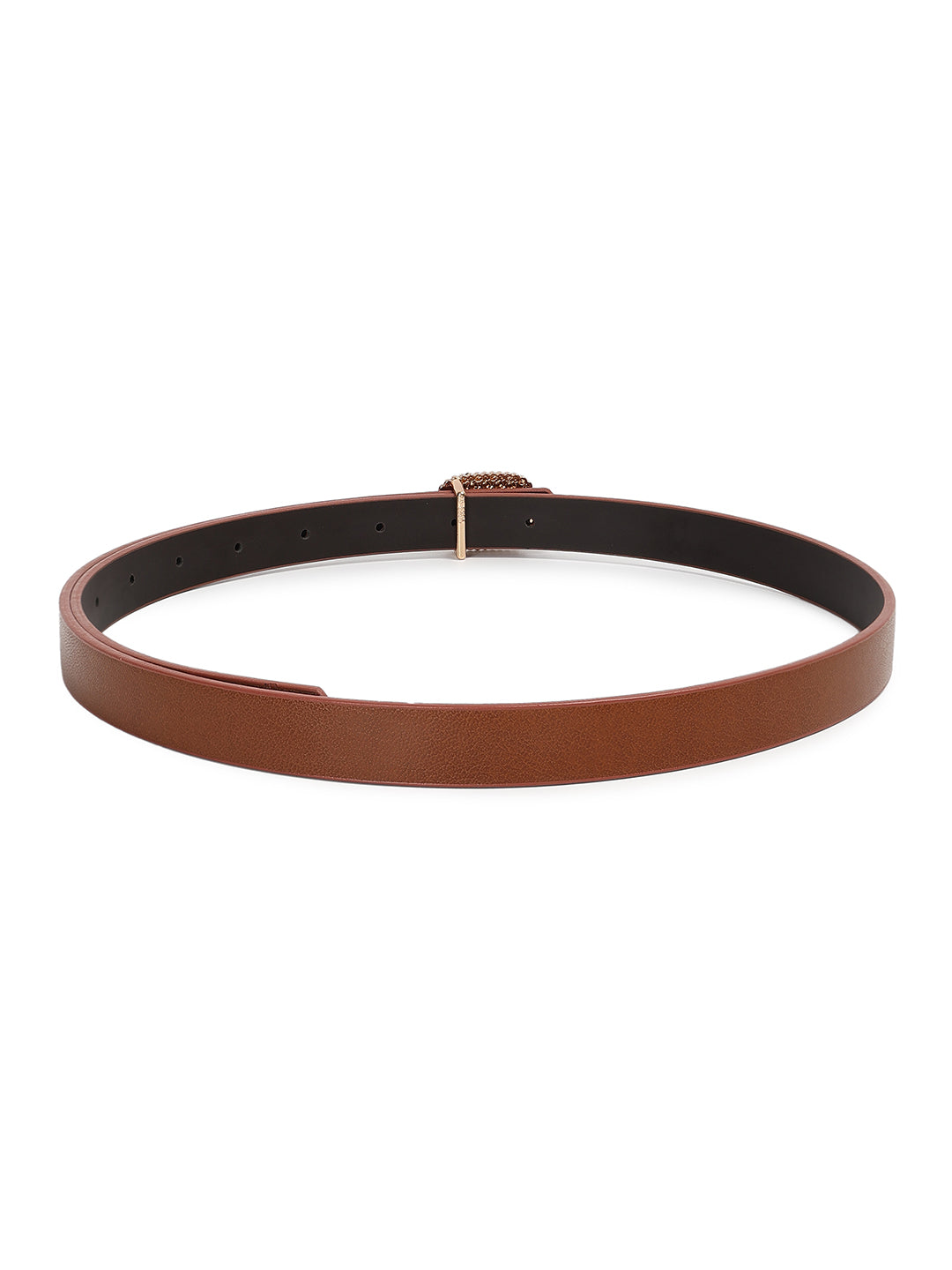 CRUSSET Women Textured PU BeltQA5586