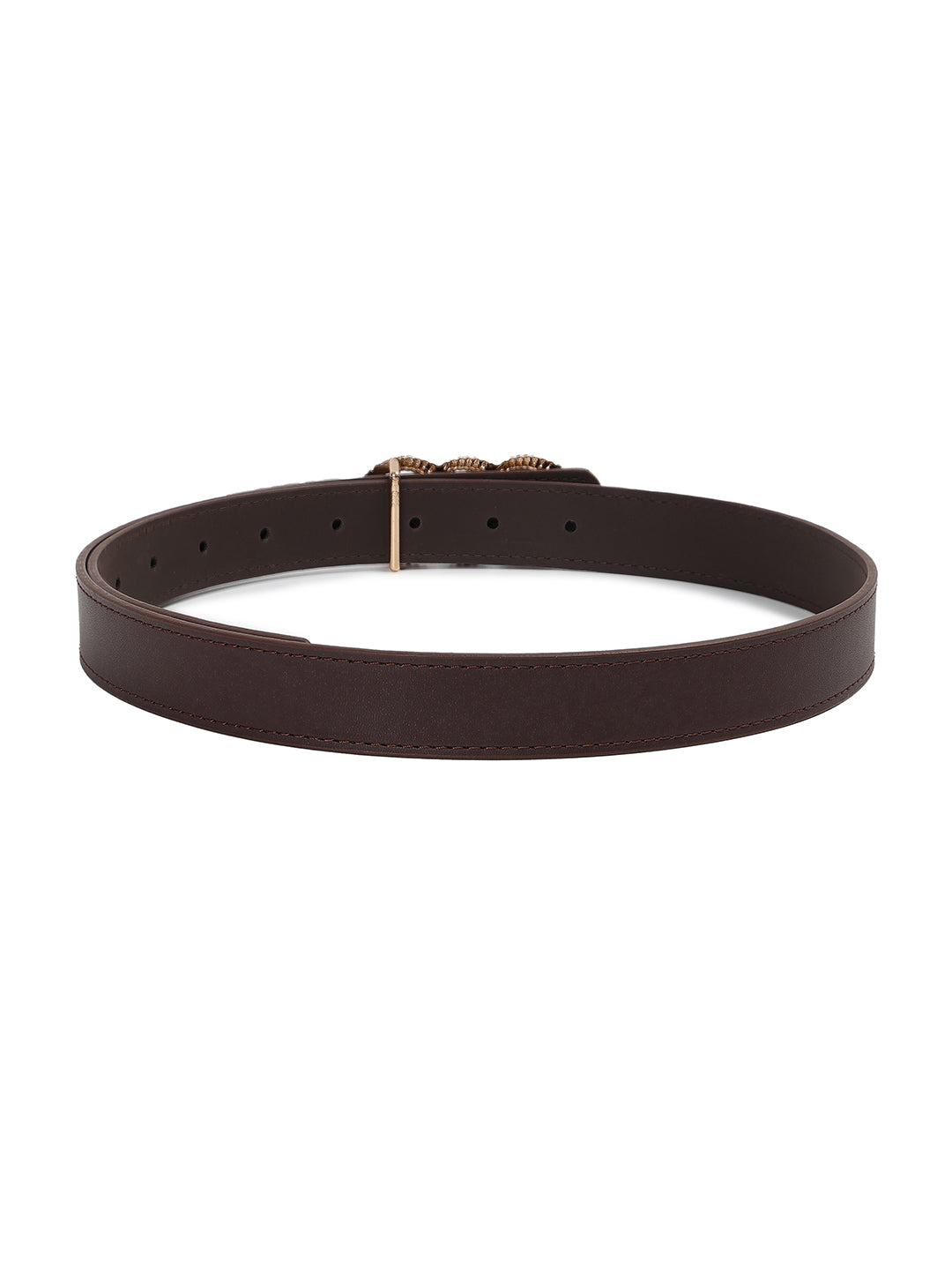 CRUSSET Women Textured PU BeltQA5577