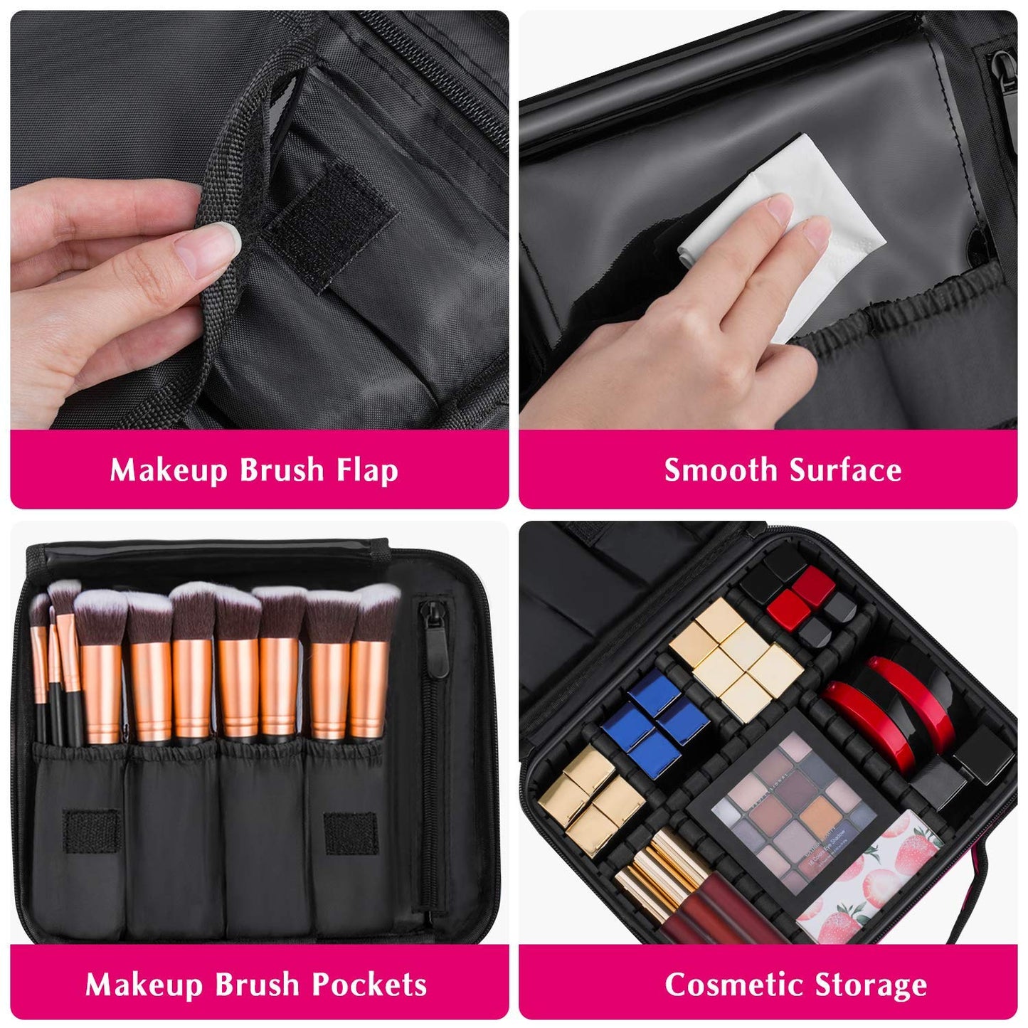 CRUSSET Textured Makeup Pouch CMO20768
