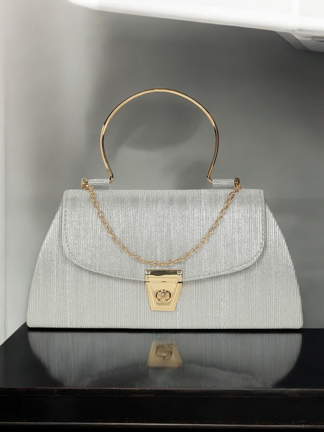 Silver Purse for Weddings & Parties