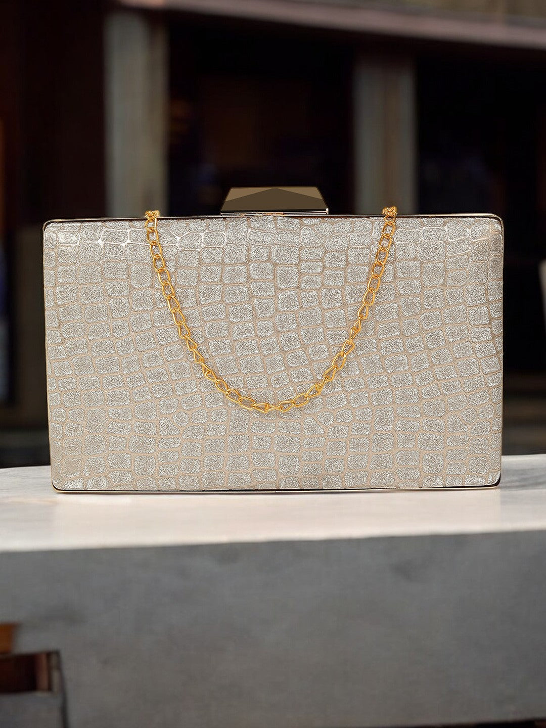 Ladies Gold Clutch
