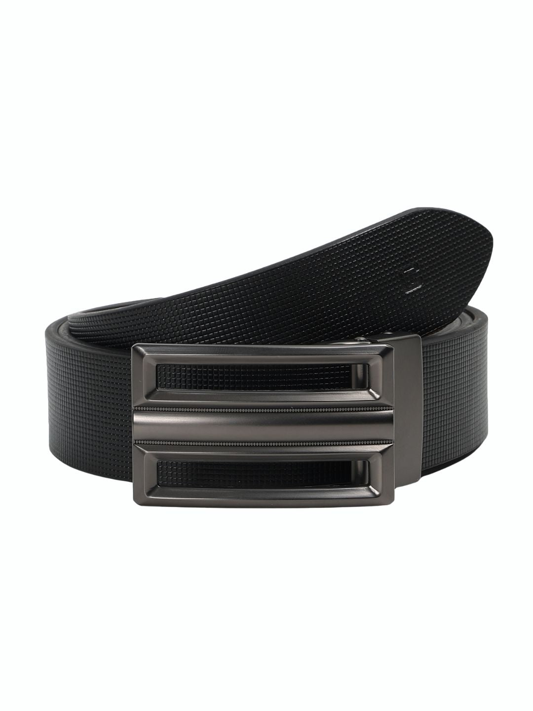 CRUSSET Men Textured Leather Formal BeltYS5686