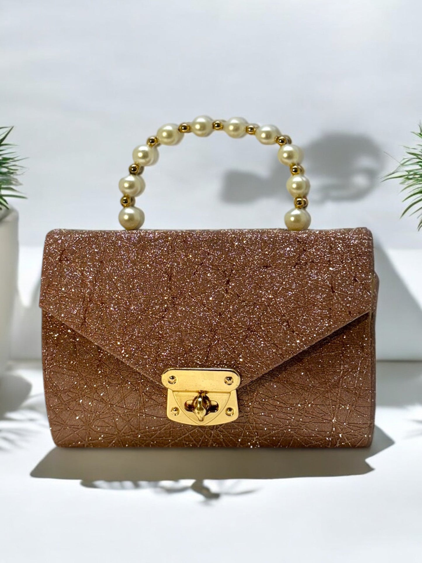 Crusset Stylish Women's Hand Embroidered Box Clutch Purse CL20729