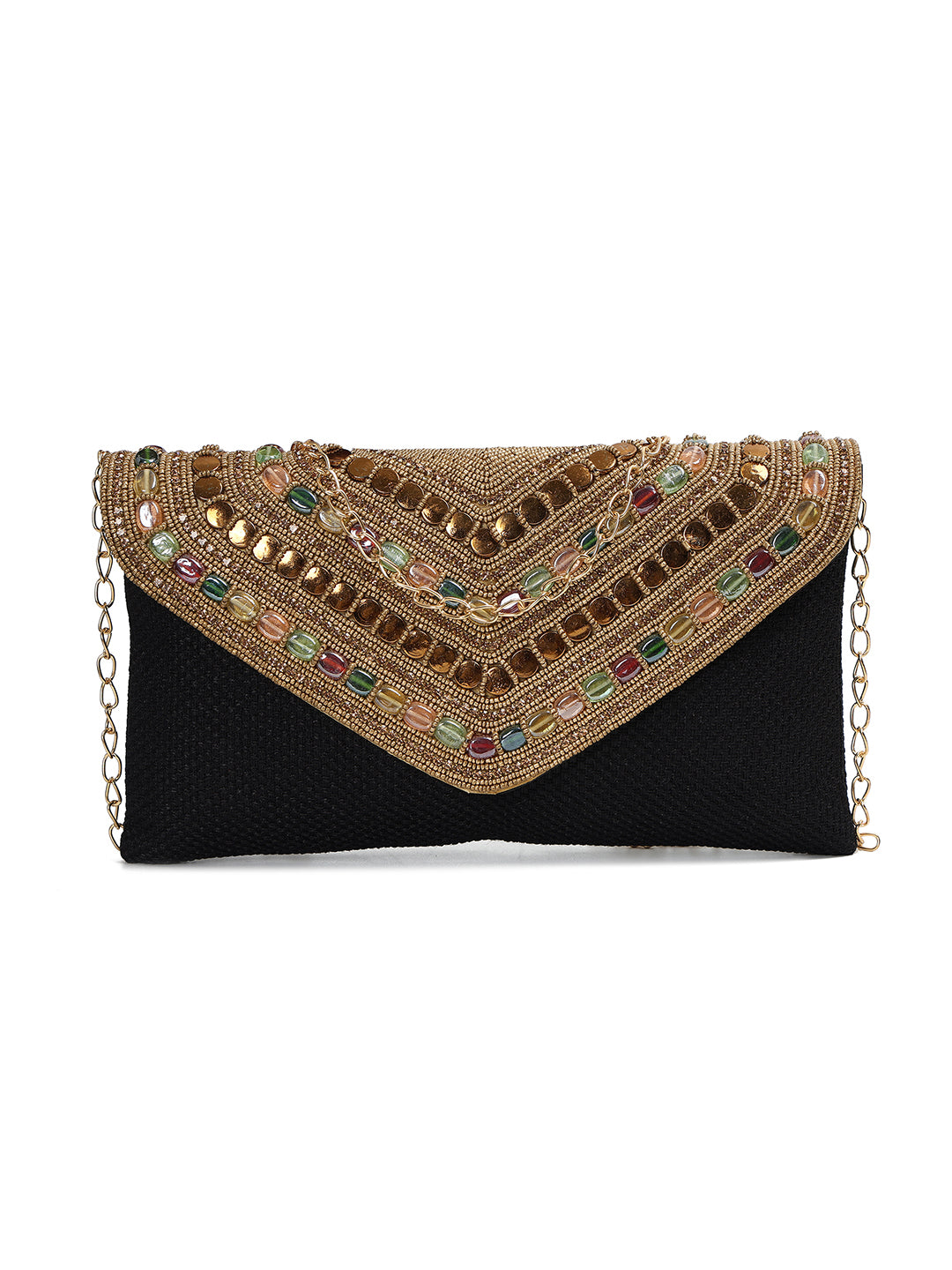 CRUSSET Embroidered Purse With Shoulder StrapCL20771