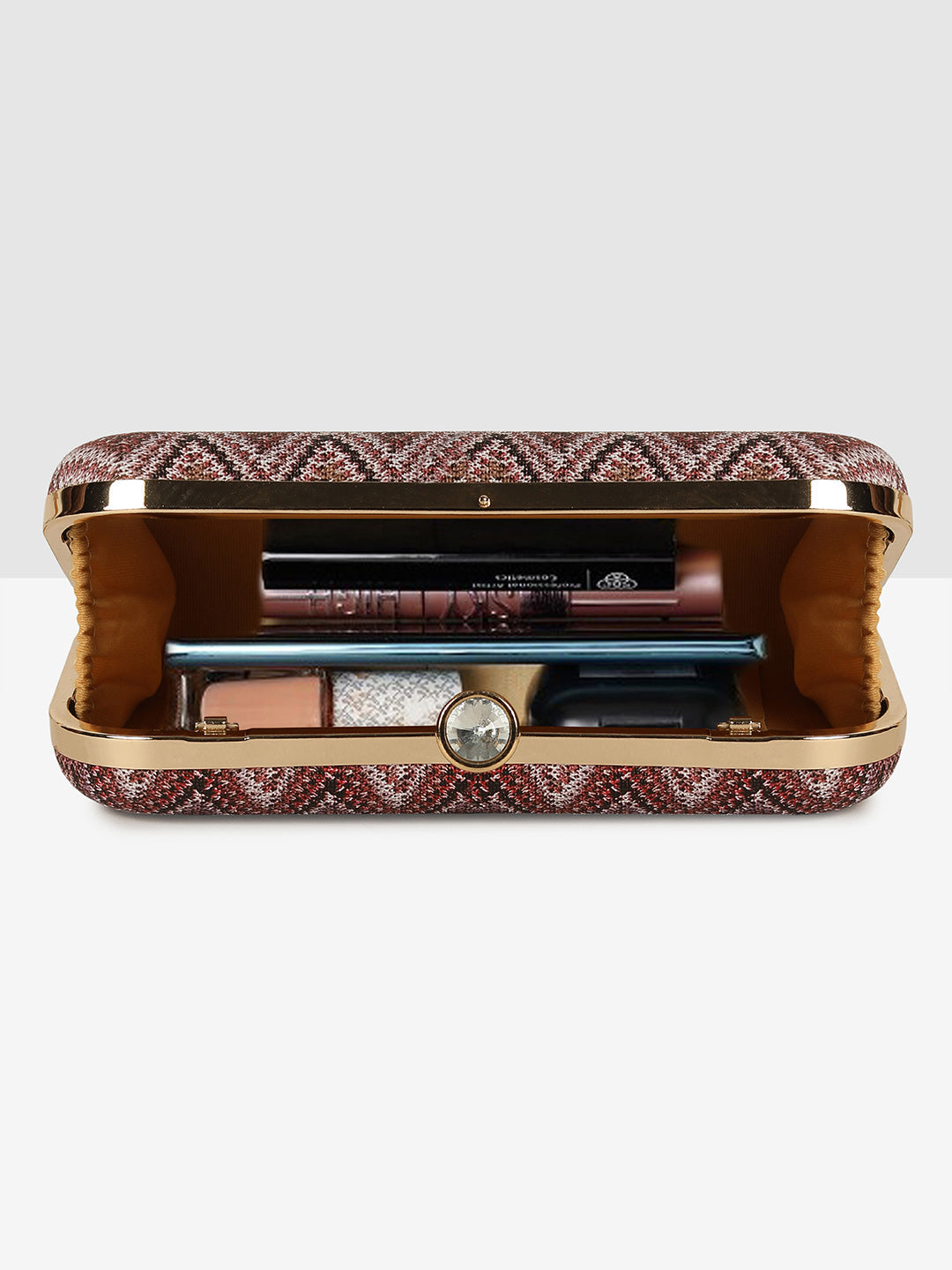 Multi-Color Chic Frame Clutch