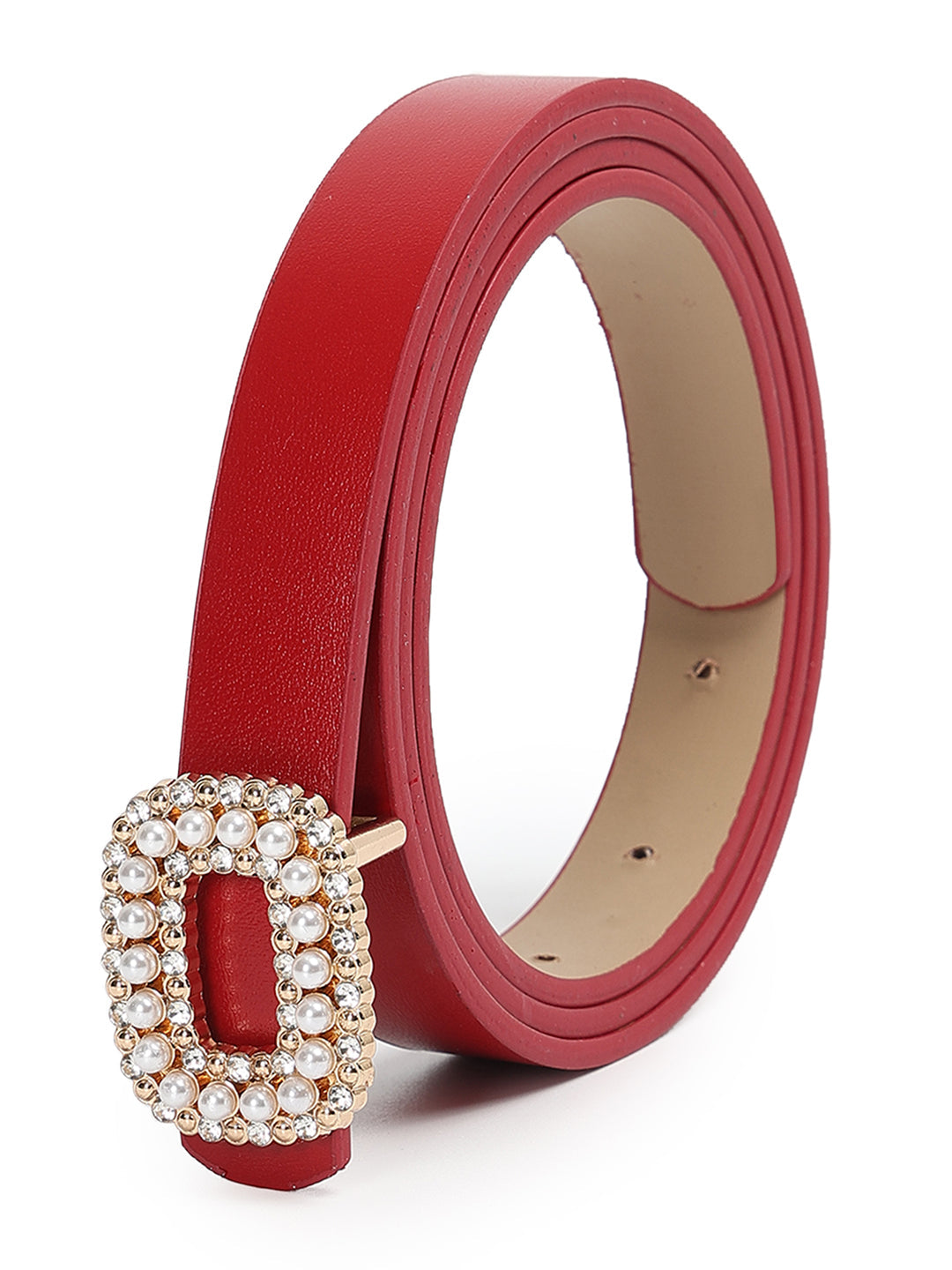 CRUSSET Women Embellished PU BeltQA5585