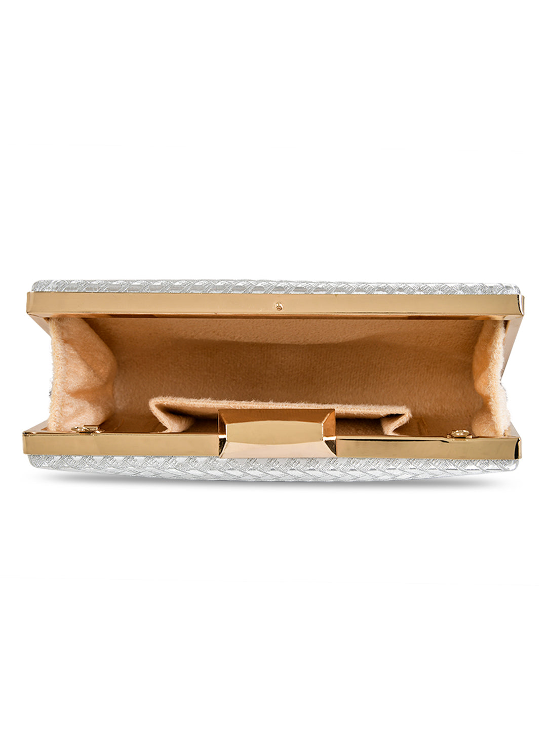 Ladies Silver Sparkle Clutch
