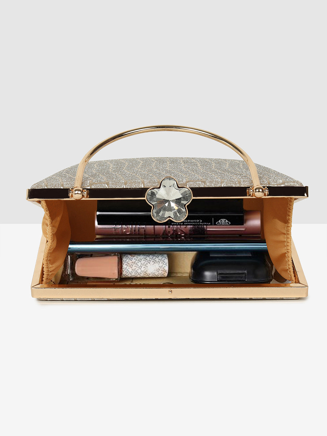 Gold Elegant Evening Clutch
