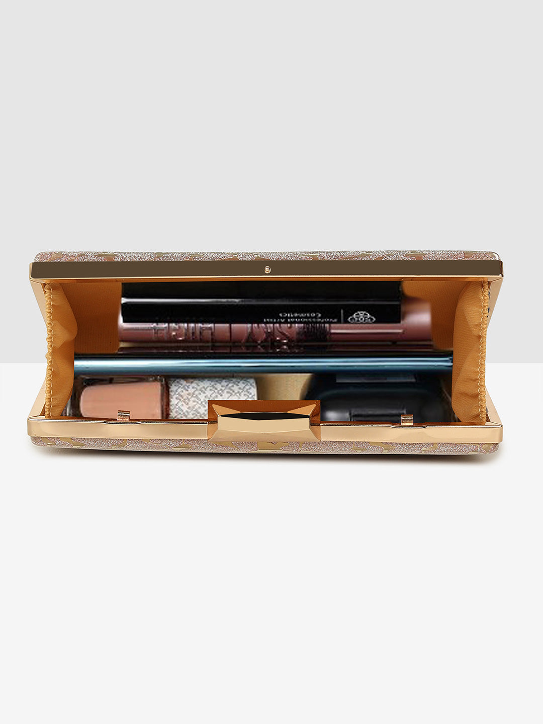 Ladies Gold Frame Clutch
