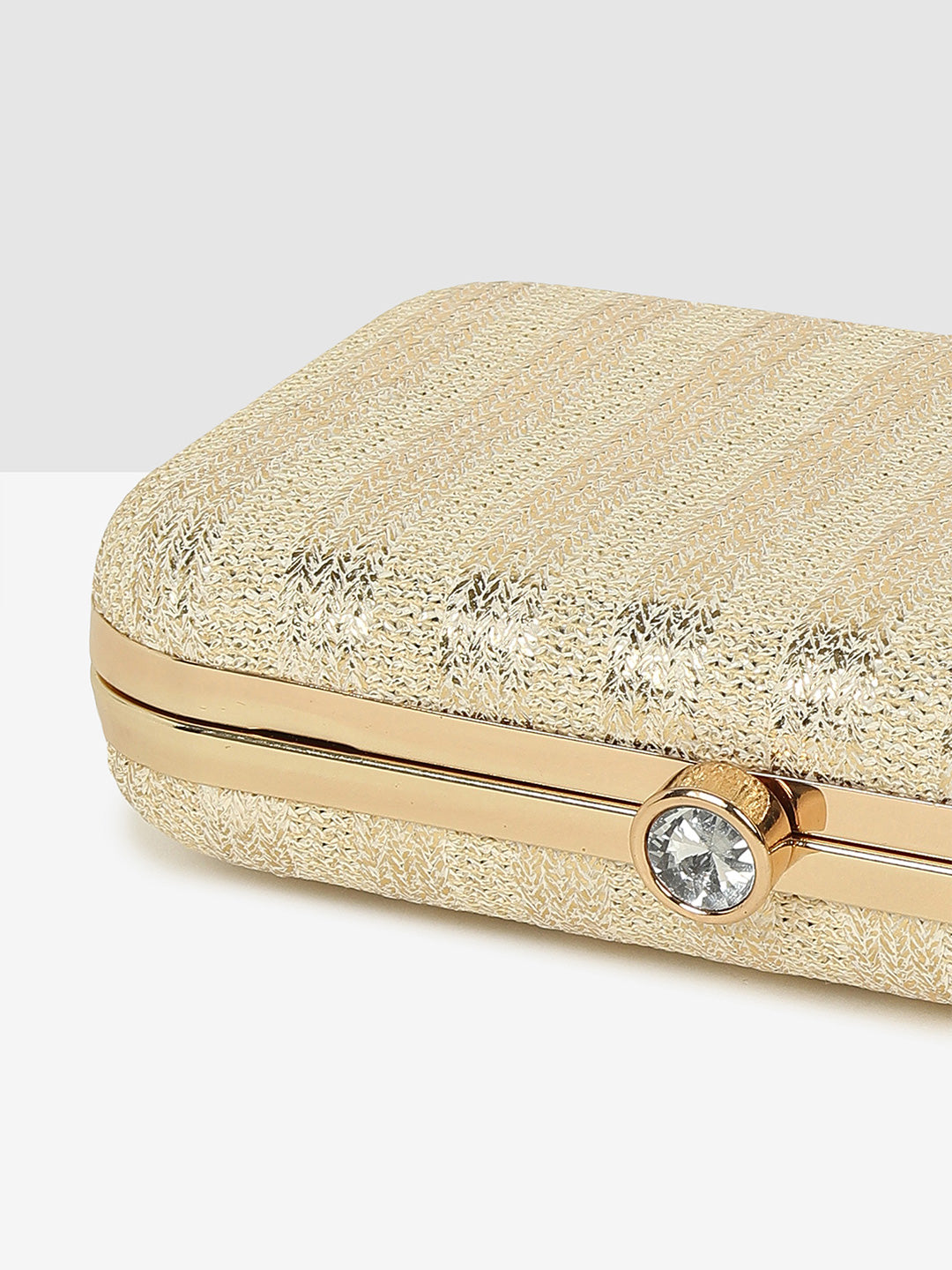 Luxe Gold Frame Clutch