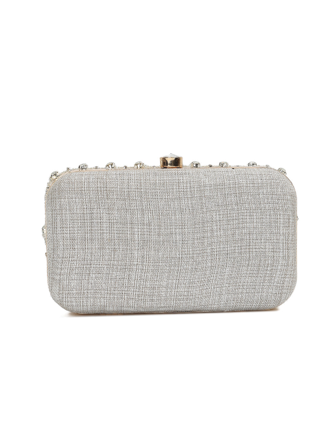 Crusset Embellished Box ClutchCL20773