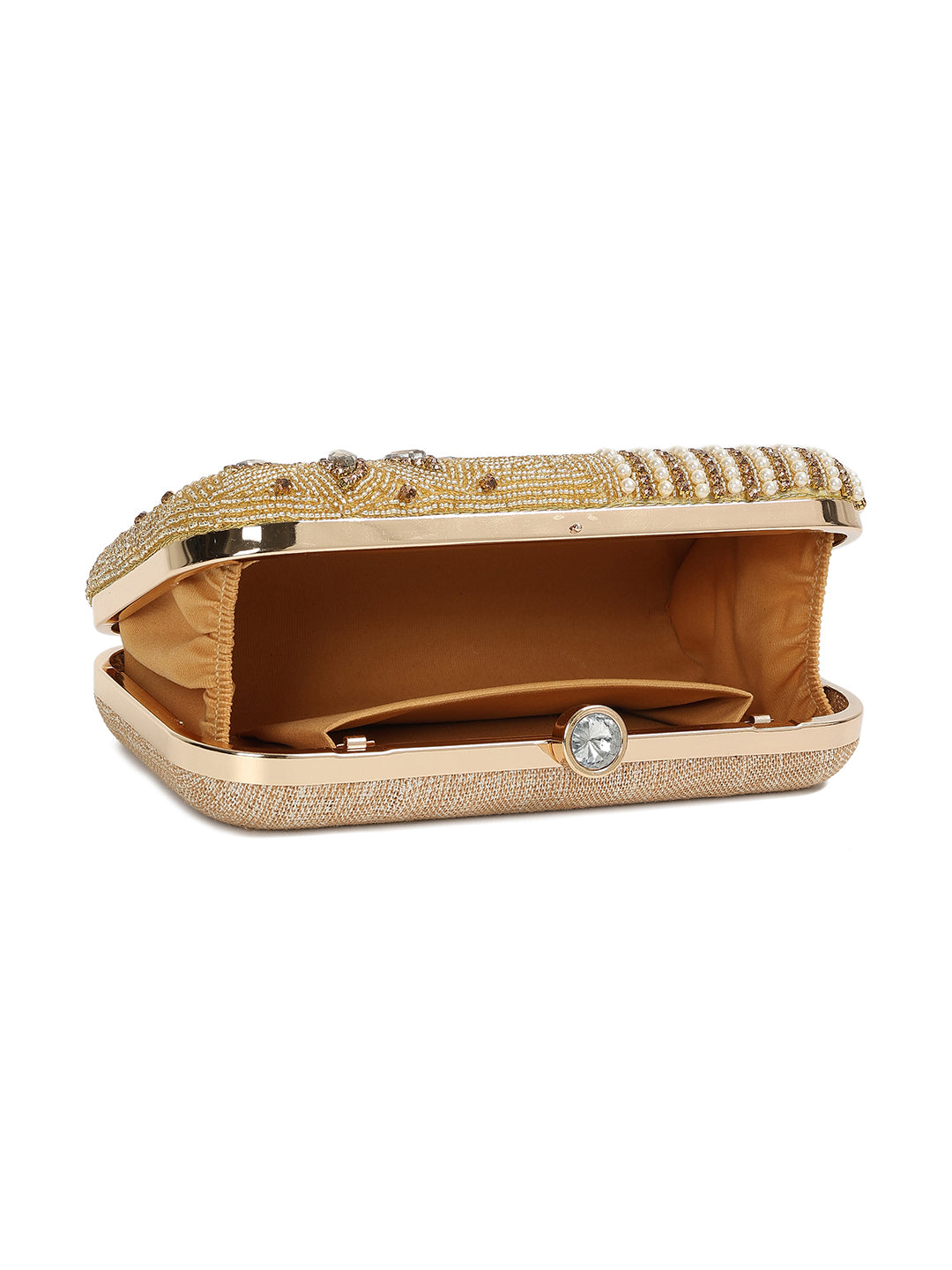 Crusset Embellished Box ClutchCL20776
