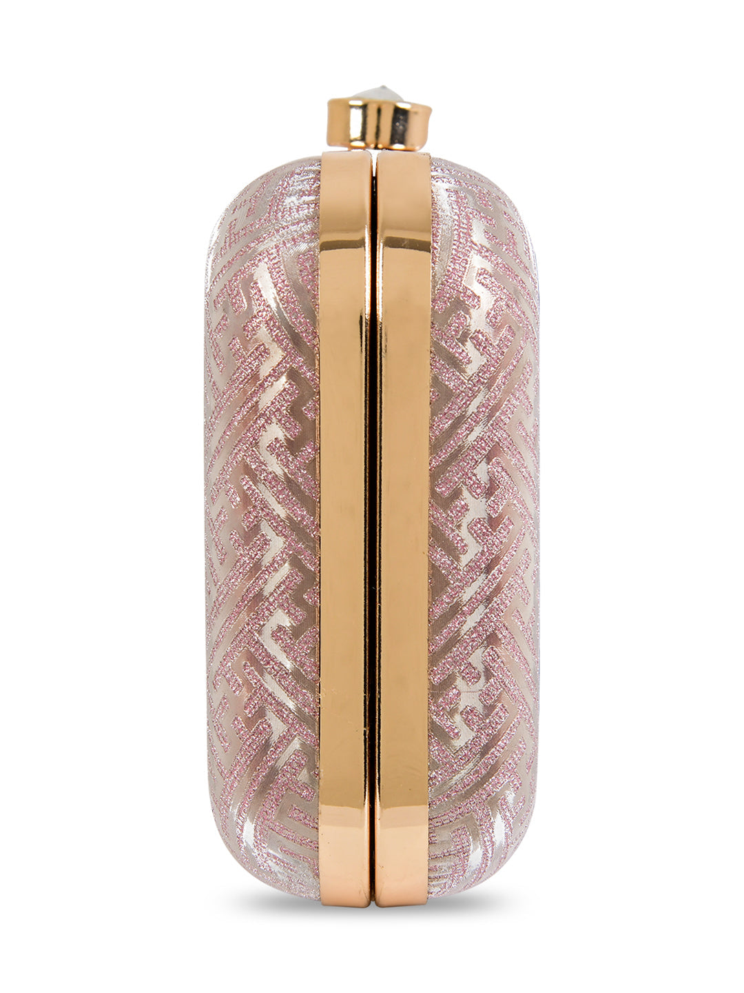 Pink Sparkle Box Clutch