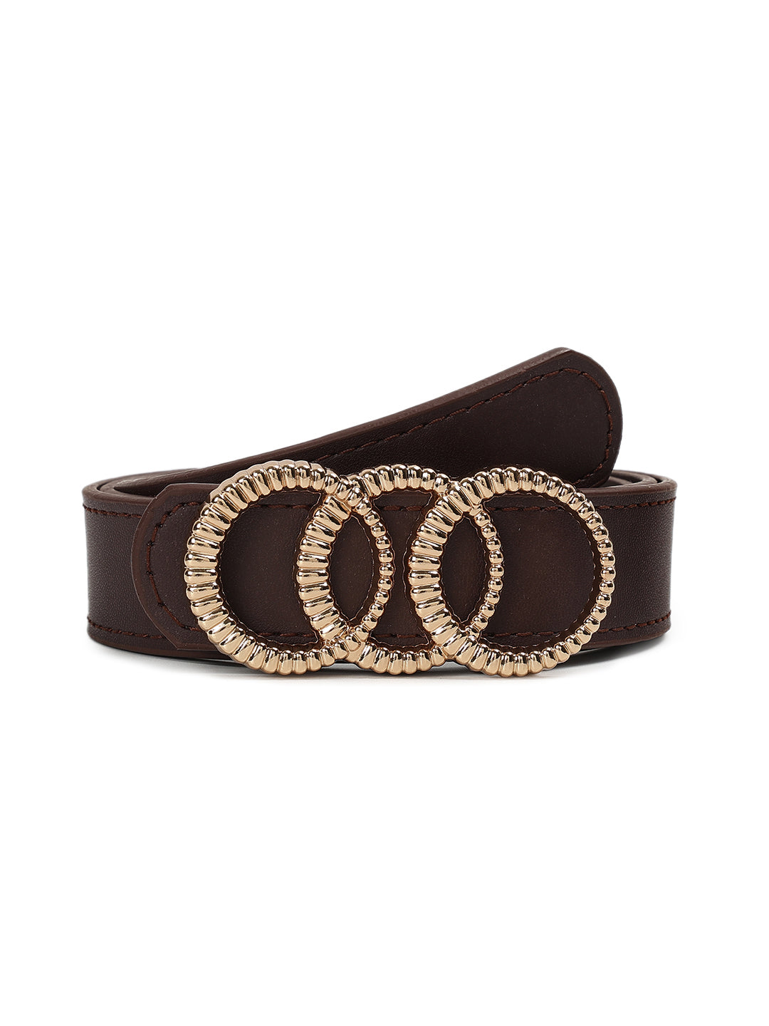 CRUSSET Women Textured PU BeltQA5577