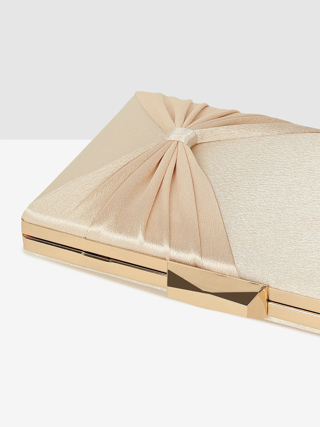 Peach Perfect Bow Clutch